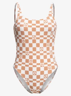 Roxy Monokini'S*Check It - Eendelig Badpak Voor Dames Cork Flower Box