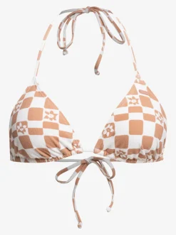 Roxy Bikini Tops*Check It - Tiki Tri Bikinitop Voor Dames Cork Flower Box