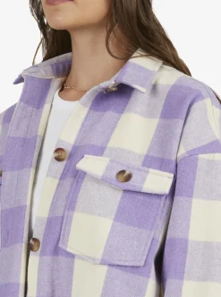 Roxy Jasjes & Jassen*Check The Swell - Overshirt Voor Dames Tapioca Paradiso Plaid