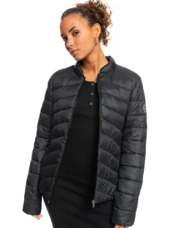 Roxy Jasjes & Jassen*Coast Road - Licht Opvouwbaar Gevoerd Jack Voor Dames Anthracite