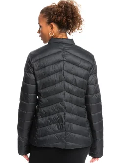 Roxy Jasjes & Jassen*Coast Road - Licht Opvouwbaar Gevoerd Jack Voor Dames Anthracite