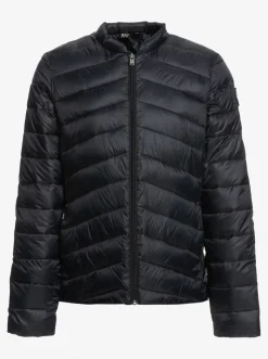 Roxy Jasjes & Jassen*Coast Road - Licht Opvouwbaar Gevoerd Jack Voor Dames Anthracite