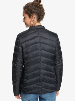 Roxy Jasjes & Jassen*Coast Road - Licht Opvouwbaar Gevoerd Jack Voor Dames Anthracite