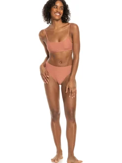 Roxy Bikini Bottoms*Coconut Crew - Bikinibroekje Met Medium Taille Voor Dames Cedar Wood