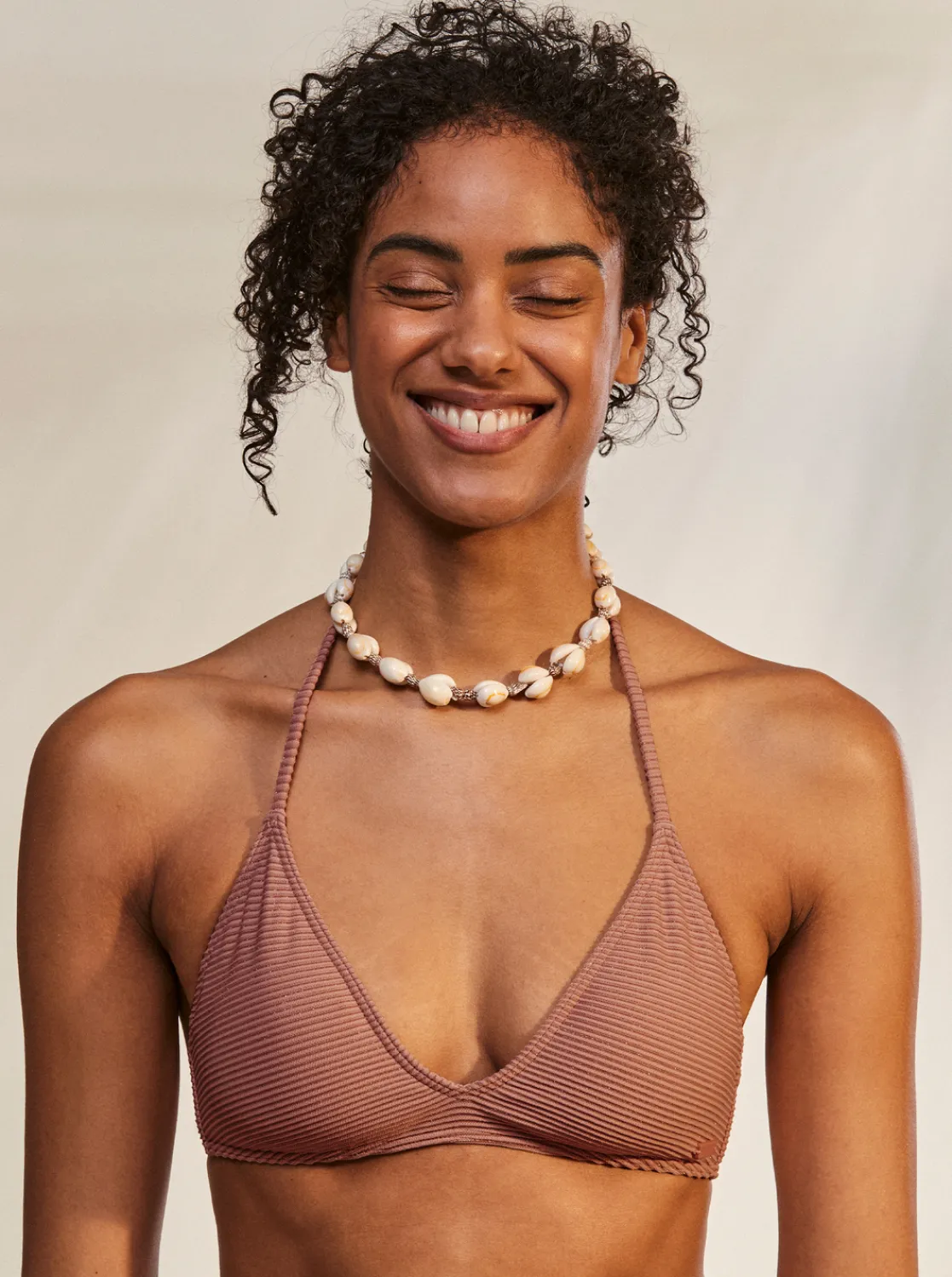 Roxy Bikini Tops*Coconut Crew - Triangel Bikinitop Voor Dames Cedar Wood