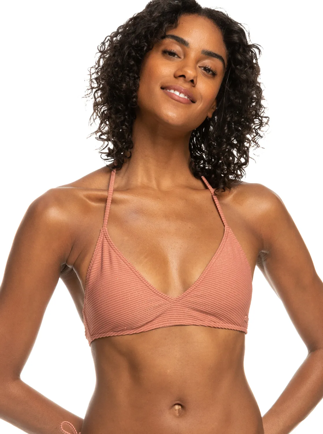 Roxy Bikini Tops*Coconut Crew - Triangel Bikinitop Voor Dames Cedar Wood