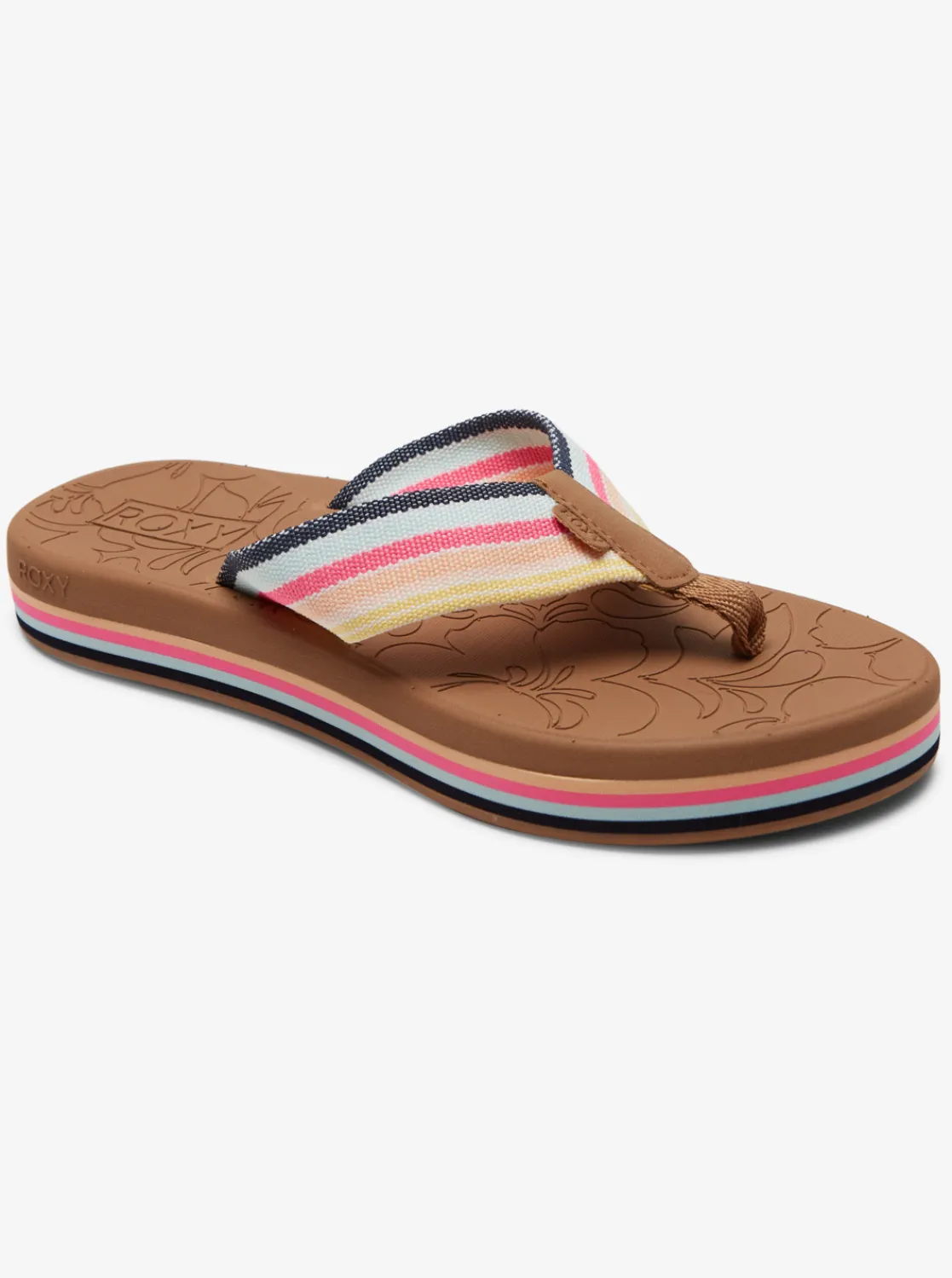 Roxy Slippers*Colbee Hi - Sandalen Voor Dames Blue/Pink