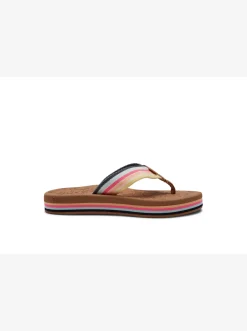 Roxy Slippers*Colbee Hi - Sandalen Voor Dames Blue/Pink