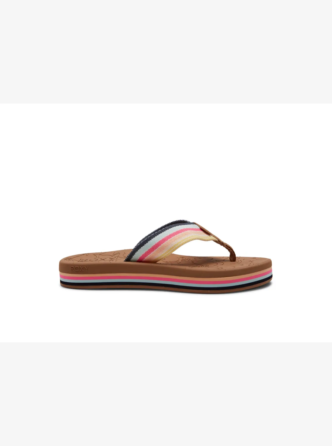 Roxy Slippers*Colbee Hi - Sandalen Voor Dames Blue/Pink
