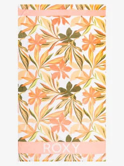 Roxy Badaccessoires*Cold Water Printed - Strandlaken Bright White Subtly Salty Mult