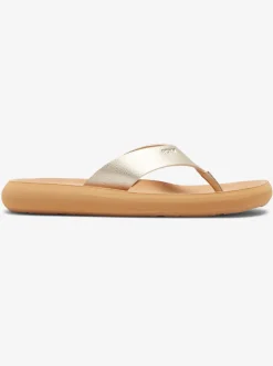 Roxy Slippers*Colette - Teenslippers Voor Dames Gold