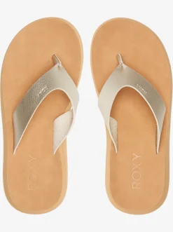 Roxy Slippers*Colette - Teenslippers Voor Dames Gold