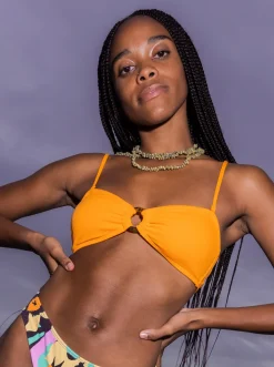 Roxy Bikini Tops*Color Jam - Bandeau Bikinitop Voor Dames Tangelo