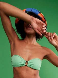 Roxy Bikini Tops*Color Jam - Bandeau Bikinitop Voor Dames Absinthe Green