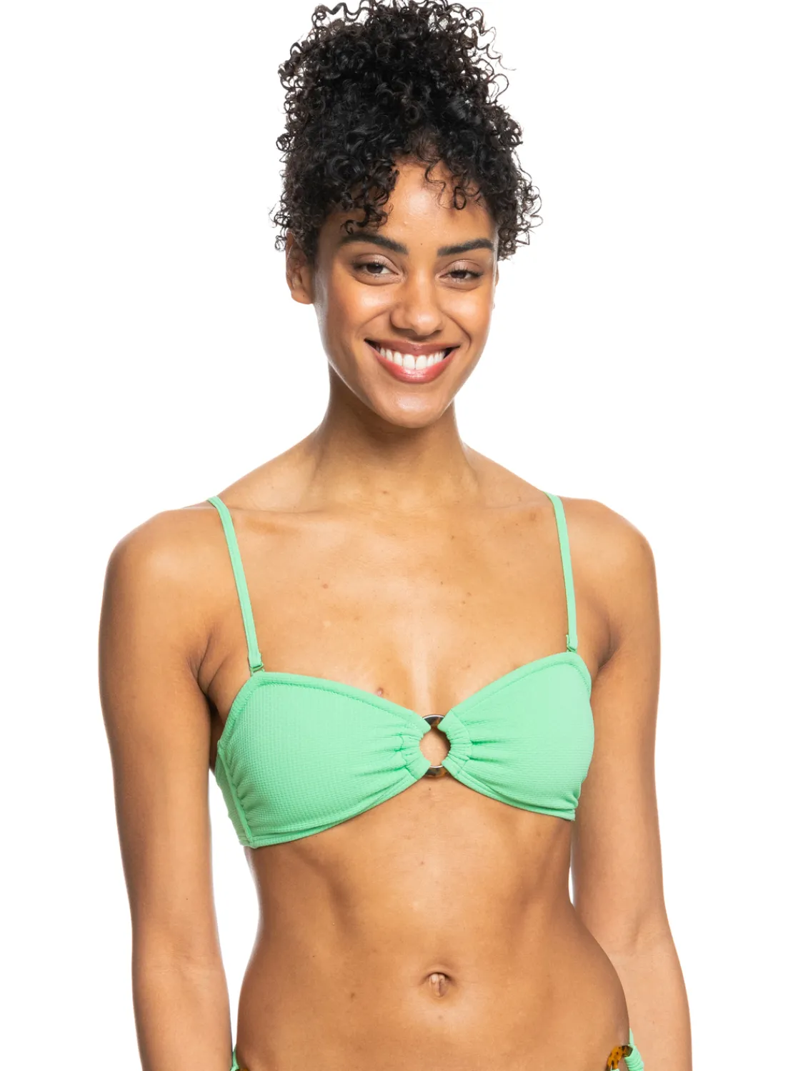 Roxy Bikini Tops*Color Jam - Bandeau Bikinitop Voor Dames Absinthe Green