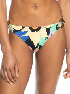 Roxy Bikini Bottoms*Color Jam - Bikinibroekje Voor Dames Anthracite Flower Jammin