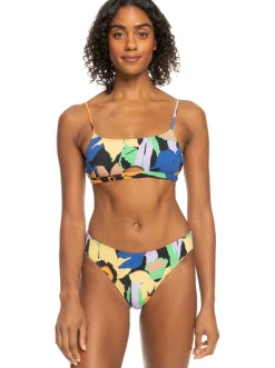 Roxy Bikini'S*Color Jam - Bralette Bikiniset Voor Dames Anthracite Flower Jammin