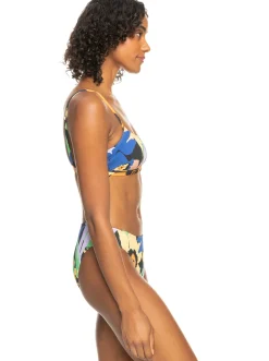 Roxy Bikini'S*Color Jam - Bralette Bikiniset Voor Dames Anthracite Flower Jammin