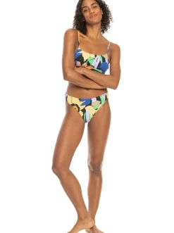 Roxy Bikini'S*Color Jam - Bralette Bikiniset Voor Dames Anthracite Flower Jammin