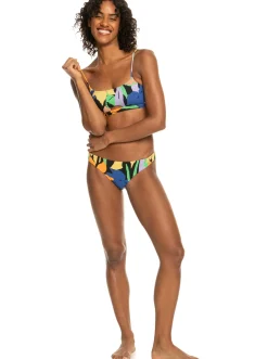 Roxy Bikini Tops*Color Jam - Bralette Bikinitop Voor Dames Anthracite Flower Jammin