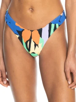 Roxy Bikini Bottoms*Color Jam - Cheeky Bikinibroekje Voor Dames Anthracite Flower Jammin