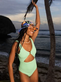 Roxy Monokini'S*Color Jam - Eendelig Badpak Voor Dames Absinthe Green