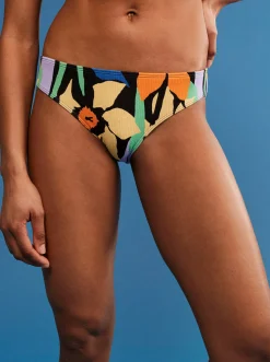 Roxy Bikini Bottoms*Color Jam - Hipster Bikinibroekje Voor Dames Anthracite Flower Jammin