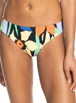 Roxy Bikini Bottoms*Color Jam - Hipster Bikinibroekje Voor Dames Anthracite Flower Jammin