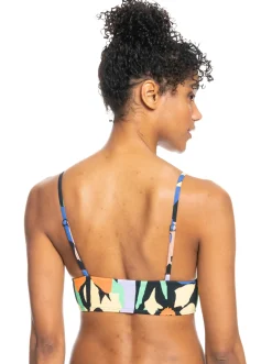 Roxy Bikini Tops*Color Jam - Tank Bikinitop Voor Dames Anthracite Flower Jammin
