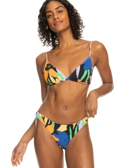 Roxy Bikini'S*Color Jam - Tiki Tri Bikiniset Voor Dames Anthracite Flower Jammin