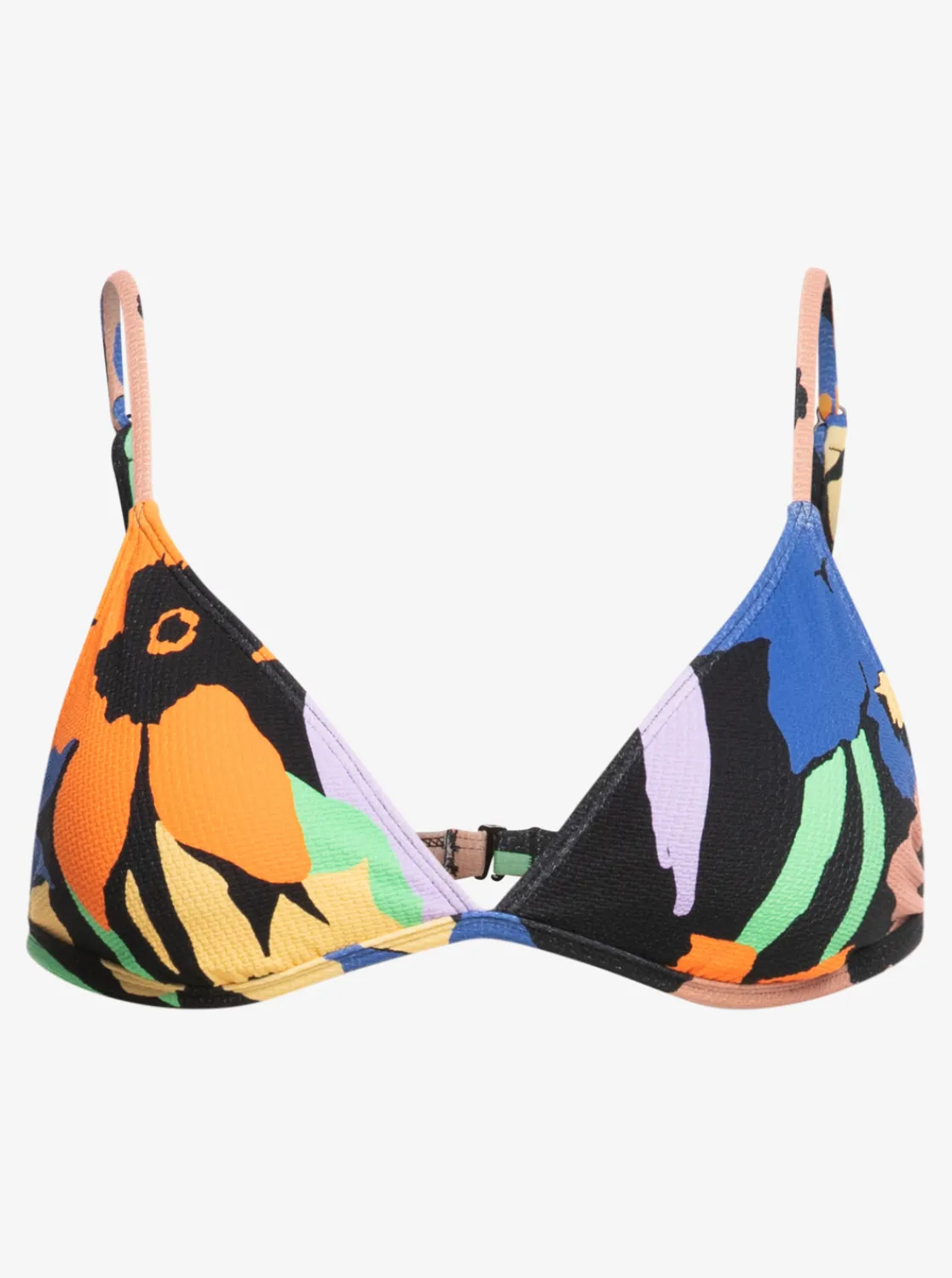 Roxy Bikini Tops*Color Jam - Triangel Bikinitop Voor Dames Anthracite Flower Jammin