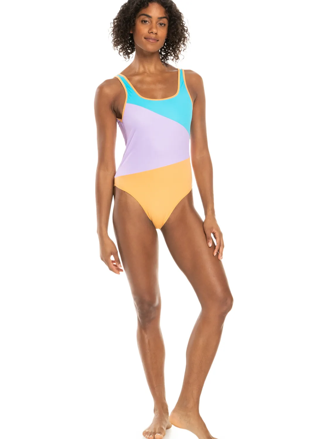 Roxy Monokini'S*Colorblock Party - Eendelig Badpak Voor Dames Bachelor Button