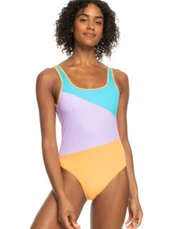 Roxy Monokini'S*Colorblock Party - Eendelig Badpak Voor Dames Bachelor Button
