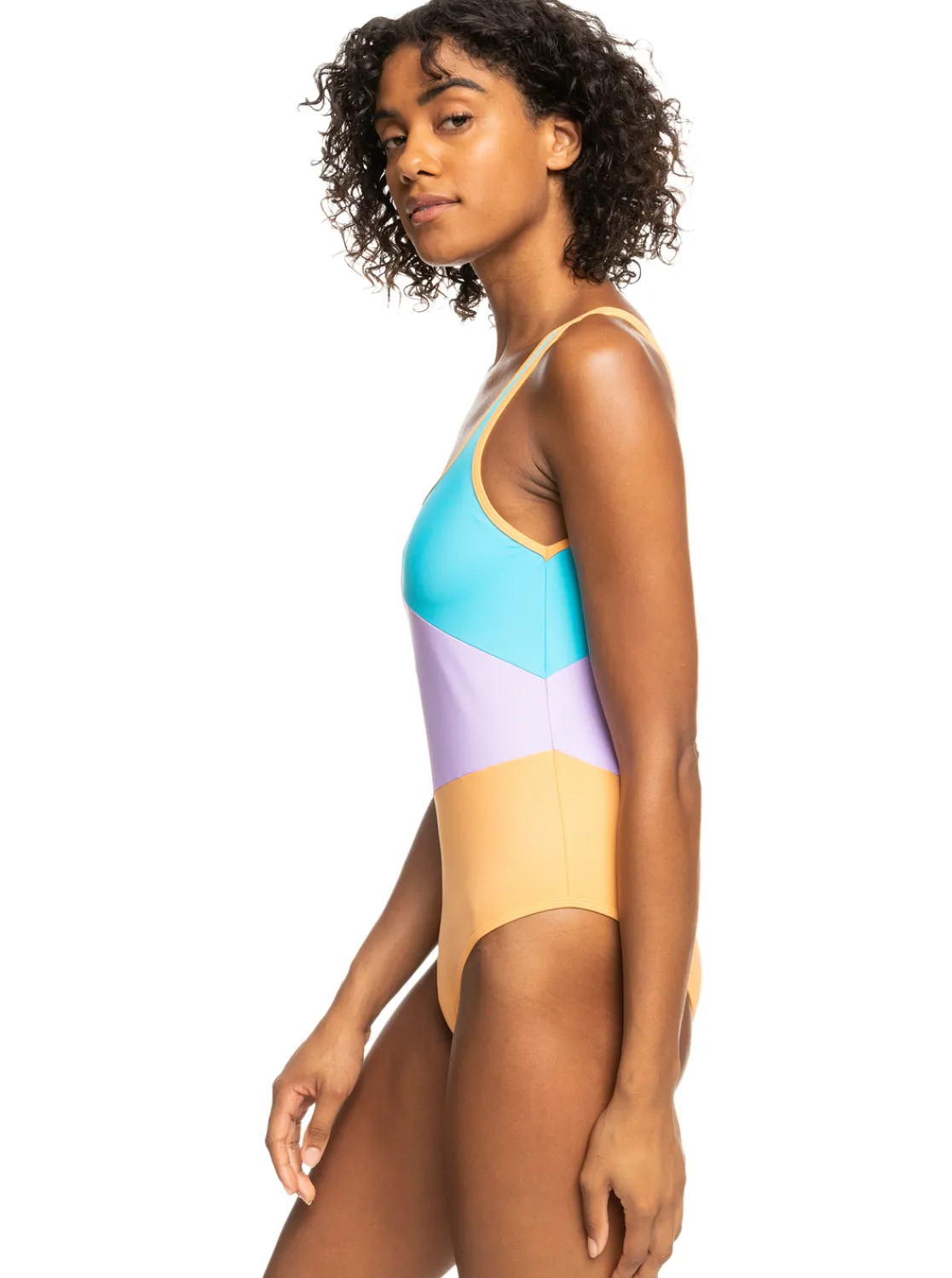 Roxy Monokini'S*Colorblock Party - Eendelig Badpak Voor Dames Bachelor Button