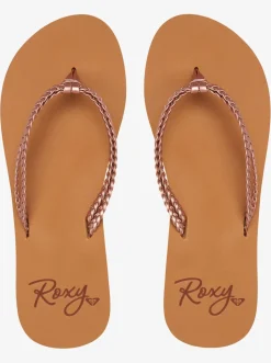 Roxy Slippers*Costas - Sandalen Voor Dames Rose Gold