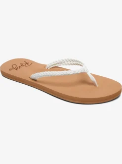Roxy Slippers*Costas - Sandalen Voor Dames White