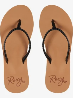 Roxy Slippers*Costas - Sandalen Voor Dames Black