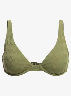 Roxy Bikini Tops*Current Coolness - Bikinitop Met Beugels Cupmaat D Voor Dames Loden Green