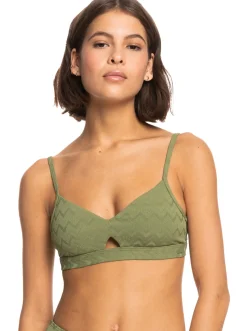 Roxy Bikini Tops*Current Coolness - Bralette Bikinitop Voor Dames Loden Green