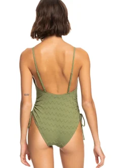 Roxy Monokini'S*Current Coolness - Eendelig Badpak Voor Dames Loden Green