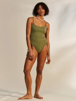 Roxy Monokini'S*Current Coolness - Eendelig Badpak Voor Dames Loden Green