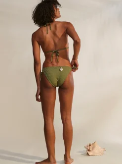 Roxy Bikini Tops*Current Coolness - Langere Triangel-Bikinitop Voor Dames Loden Green