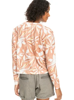 Roxy Sweatshirts & Hoodies*Current Mood - Ribgebreide Top Met Lange Mouw Voor Dames Cork Subtly Salty