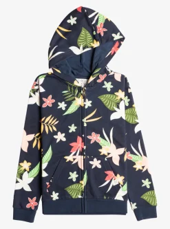 Roxy Sweatshirts & Hoodies*Dancing With You - Hoodie Met Rits Voor Meisjes 4-16 Mood Indigo Alma Apparel