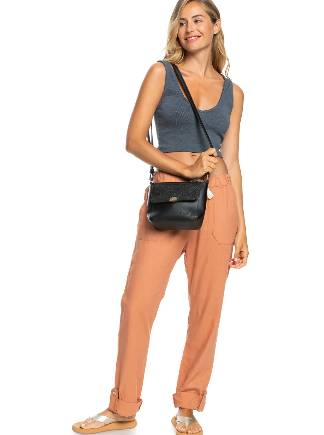 Roxy Handtassen*Deep Lagoon - Kleine Bucket Tas Anthracite