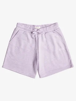 Roxy Jeans & Broeken*Definitely Maybe - Short Van Joggingstof Voor Meisjes 10-16 Pastel Lilac