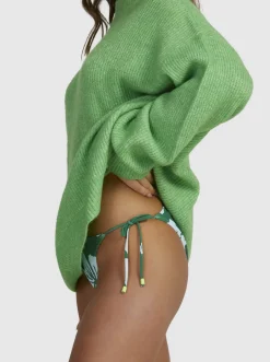 Roxy Bikini Bottoms*Digi High - Mini Bikinibroekje Voor Dames Digi High Floral Verdant Green