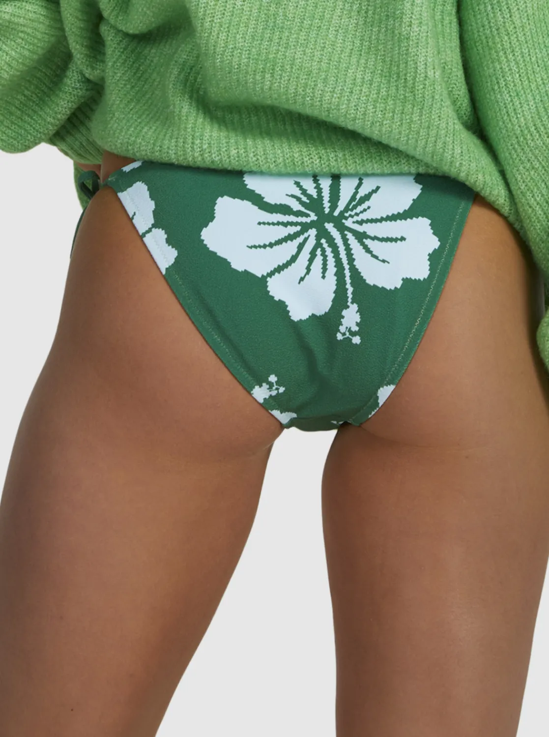 Roxy Bikini Bottoms*Digi High - Mini Bikinibroekje Voor Dames Digi High Floral Verdant Green