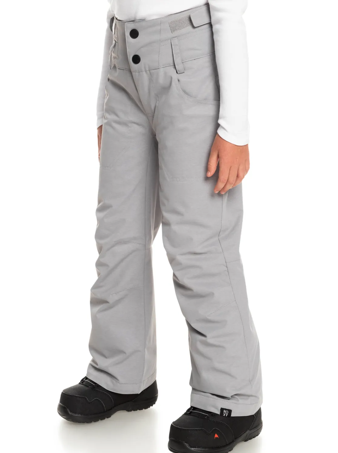 Roxy Snowboard Meisjes*Diversion 2022 - Geisoleerde Snowbroek Voor Meisjes Heather Grey