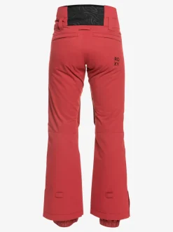 Roxy Snow-Broeken*Diversion 2022 - Geisoleerde Snowbroek Voor Dames Brick Red